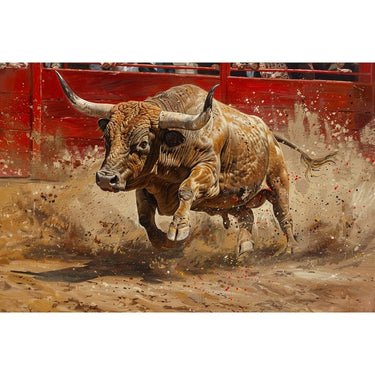 taureau espagnol peinture